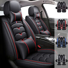 Fit For Toyota Corolla Prius Car Seat Covers 5 Seats Full Set Pu Leather Cushion
