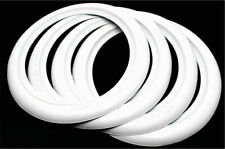 Atlas Brand 14 Inch Rim White Wall Portawalls Tire Rubber Ring X4