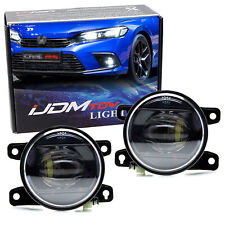 Clearblack 15w High Power Led Fog Lights W Universal Relay For 22 Honda Civic