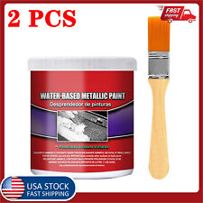 2pcs Rayhong Car Rust-free Primer Water Based Metal Rust Remover Metallic Paint