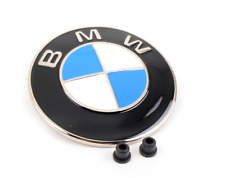 Generic Hood Emblem 82mm Roundel Kit W Clips Oe 51148132375 For Bmw
