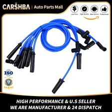 Blue 7 Spark Plug Wires M629182 For Chevy Gmc Astro Blazer Jimmy 96-07 V6 4.3l