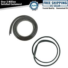 Complete Sunroof Rubber Weatherstrip Seals Kit Pair Set For 79-93 Ford Mustang