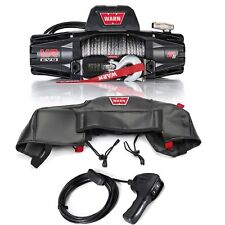 Warn Vr Evo 8-s Winch 8000 Lbs Synthetic Rope Wcover For Truck Jeep Suv