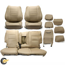 For 2011-2019 Jeep Grand Cherokee Seat Covers Front Rear Set Beige