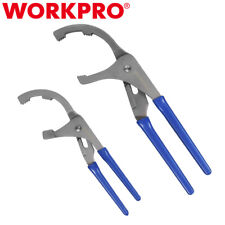 Workpro 2pc 9 12 Oil Filter Wrenchplier Set Adjustable Oil Filter Removal Set