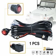 Wiring Harness Led Light Bar 40amp Relay Fuse On-off Switch 2 Lead For Jeep Atv