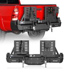 Rear Back Bumper W Tire Carrier Jerry Can Holder Fit 2005-2015 Toyota Tacoma