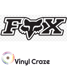 Sizes 6-30 Fox Any Color Vinyl Decal Moto Sticker For Racing Bmx Mx Free Ship