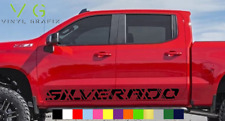 Chevrolet Chevy Silverado Vinyl Decal Sticker Graphics Kit Side Door Any Color