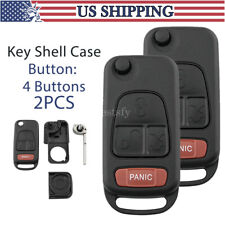 2 For Mercedes-benz Ml500 Ml320 2002 2003 2004 2005 Key Fob Remote Shell Case Us