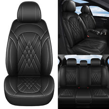 Front Rear Car 5-seat Covers For Mazda 3 2010-2019 Faux Leather Cushion Pad