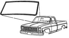 1973-1987 Chevrolet Gmc Truck Deluxe Windshield Seal 73-79500-d