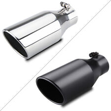 Diesel Exhaust Tip 3 Inlet 5 Outlet 12 Long Stainless Steel Bolt On
