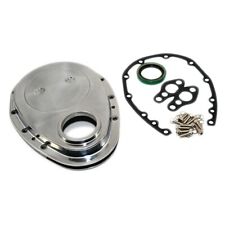 Sbc Chevy Polished Aluminum Timing Chain Cover Kit - 283 327 350 400 Small Block