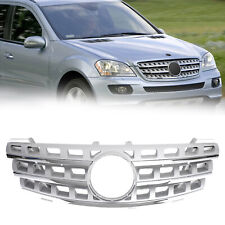Amg Style Front Grille Grill Fit Mercedes-benz Ml-class W164 2005-2008 Chrome U8