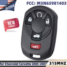 Keyless Remote Transmitter Key Fob M3n65981403 For 2005-2007 Chevrolet Corvette