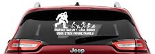 Bigfoot Doesnt Care Your Stick Figure Family Vinyl Decal