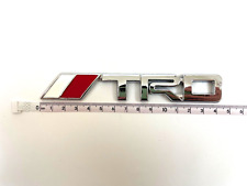 Trd Chrome Emblem Tailgate Trunk Badge -toyota Tundra 4runner Tacoma From Japan