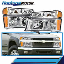 Fit For 04-12 Chevy Coloradogmc Canyon Bumper Headlights Headlamp Amber Corner