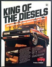 1982 Datsun King Cab Diesel Pickup Truck Photo The King Vintage Print Ad