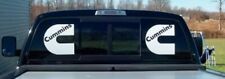 2 Cummins Diesel Truck Logo Vinyl Decals Stickers Window 12 Inch 5.9 6.7