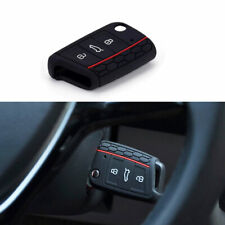 Silicone Car Remote Key Case Cover Fob Accessories For Volkswagen Vw Golf 7 Mk7