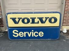 Volvo Dealership Service Sign Vintage Car Advertisement Lights Dont Work Read