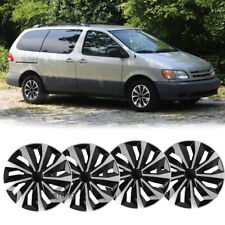 For Toyota Sienna 15 4pc Wheel Covers Snap On Hub Caps Fit R15 Tire Steel Rim
