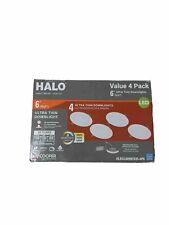 Halo 4 Pack Hlbsl6 Series 6 In. 3000k-5000k Led White Downlight Recessed Light