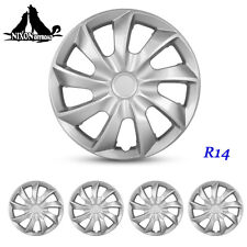 14 Snap On Wheel Cover Hub Caps Replacement Fit R14 Tire Chevrolet Honda 4 Pack