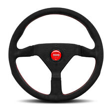Momo Motorsport Montecarlo Alcantara Street Steering Wheel Red 320mm - Mcl32al3b