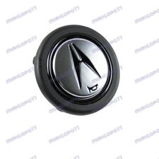 X1 New Horn Button Black Silver Fits Acura Momo Raid Nrg Steering Wheel Racing