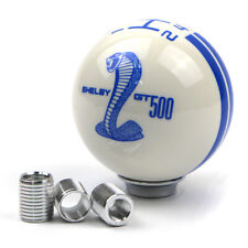 Gear Shift Knob 5 Speed For Ford Mustang Cobra Logo Manual Handle Ball Blue