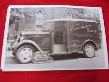 1935 Dodge Truck Freemans Dairy Allentown Pa 11 X 17 Photo  Picture