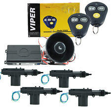 Viper 3100v Keyless Entry Car Alarm System 4 Universal Door Lock Actuators New