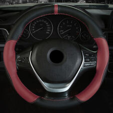 Hand Sew Steering Wheel Cover Microfiber Leather Car Auto Steering Wheel Cover