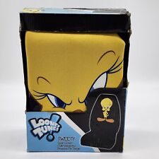 Plasticolor Tweety Bird Seat Cover Black For Cars Looney Tunes Front Seat Angry