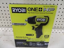 Ryobi Onehp Psbiw01b Brushless 38 Compact Impact 18v Cordless Tool Only