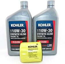 2 Quart Special Oem Kohler Sae 10w30 Engine Oil And Filter 5205002