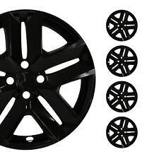 4x 16 Wheel Covers Hubcaps For Honda Black