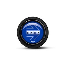 Brand New Momo Steering Wheel Horn Button Black Blue 1pcs