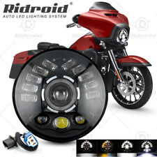 7 Inch Led Headlight With Turn Signal Lights For Harley Davidson Street Glide
