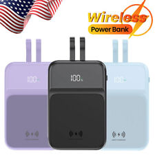 Wireless Power 1000000mah Bank Backup Fast Portable Charger External Batter Usa
