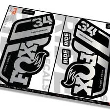 Fox 34 Performance 2021 Fork Decals - Silver - Licensed By Fox