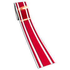 2 Red Glossy Vinyl Racing Stripes Decal Trailer Boat Windows Pinstripes