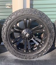 22 Xd Series Kmc Black Wheels And Nitto Trail Grappler Tires