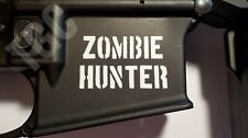 3 Zombie Hunter Vinyl Decal Airsoft Ar Lower Magwell Tactical Gear Sticker