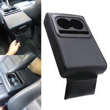 1pc Car Armrest Box Cushion Pad Center Console Cover With Cup Holder Storage