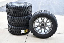 Set 4 33x12.50r20 Rbp Tires 20x9 Fuel Tech Rims 5x5 For Jeep Wrangler Gladiator